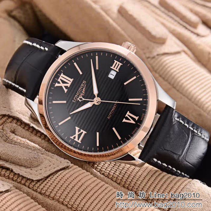 LONGINES浪琴 經典大三針 全自動機械 精品男士腕表 WSS1096